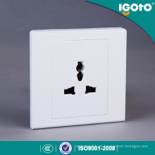 Igoto British Standard D2061 Nuevo diseño Electrical Multi 3 Pin Socket de pared
